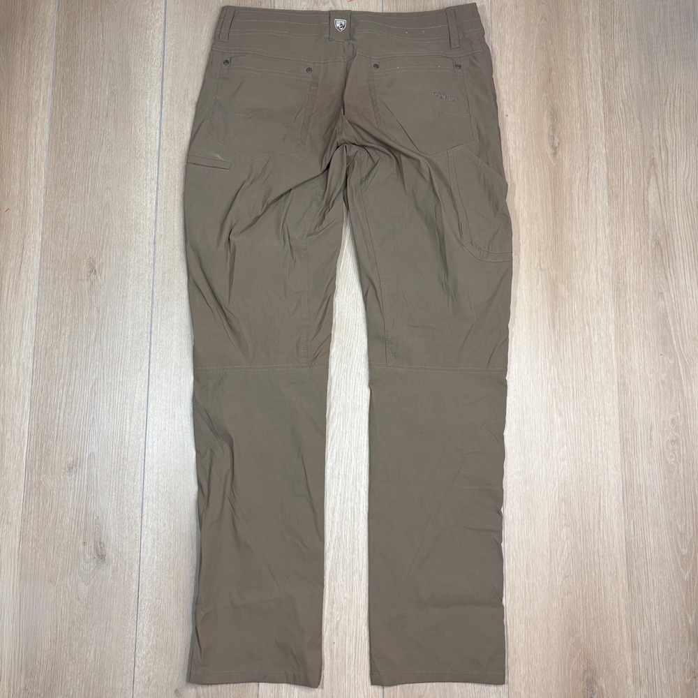 Kuhl Deceptr Men 34x34 Khaki Brown Technical Hiking Utility Travel Stretch Pants - Picture 7 of 13